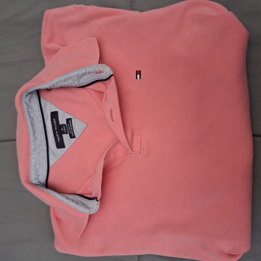 Tommy Hilfiger Pink Polo Shirt